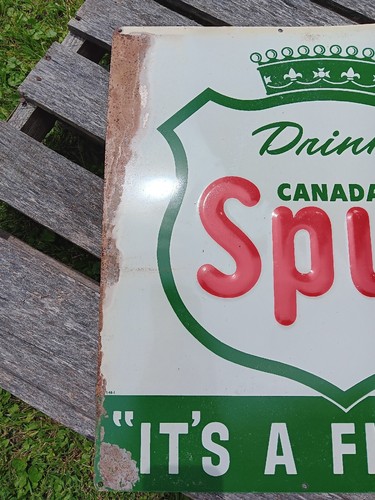 Vintage Canada Dry Spur Sign, It's A Finer Cola Sign - Picture 6 of 12