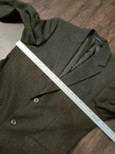 Club Room Men's Sport Coat Casual Blazer 38S Wool Silk Cashmere Herringbone - Picture 3 of 8