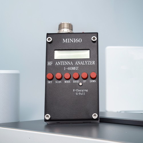 Mini60 1-60 MHz HF ANT SWR Analizator antenowy Miernik Analizator antenowy - Zdjęcie 12 z 12