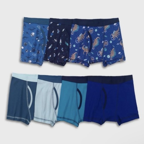 Cat & Jack Space Solids Boxer Briefs 7 Pack Boys Youth Size XL - 16 - Picture 6 of 7
