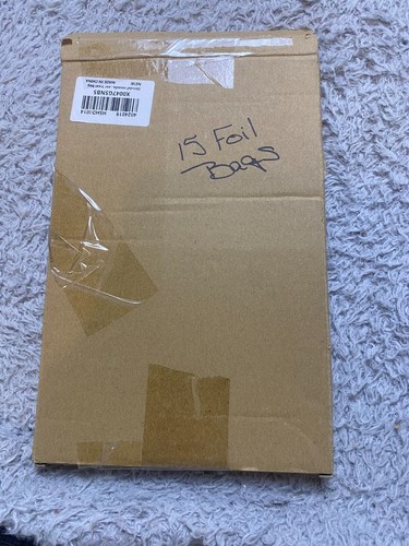 15 Piece Holographic Mylar Foil Bag Resealable Zip Pouch Packaging Clear Front - Picture 6 of 6