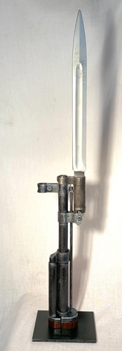 NEW Support display stand for SKS 45 bayo. with engraved metal plate - Picture 4 of 6