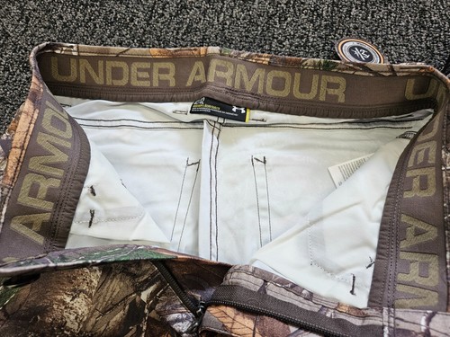 Under Armour Pants Hunting Camo Realtree Xtra Green 40X32 Men's UA Early Season - Picture 3 of 7
