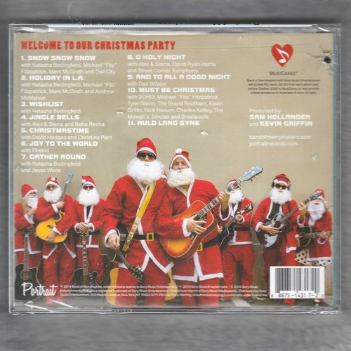 Willkommen zu unserer Weihnachtsfeier CD Band of Merrymakers Holiday Supergroup Neu - Bild 2 von 3
