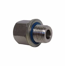 304 STAINLESS STEEL ADAPTER 1/4" NPT FEMALE X 1/4" BSPP MALE W/ SEALING WASHER 