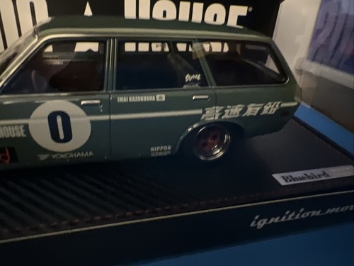 Ignition Model IG2218 1/18 Datsun Bluebird 510 Wagon Green Event ver. JDM 73/200 - Bild 9 von 11