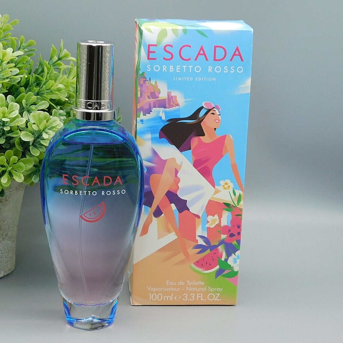 Escada Sorbetto Rosso Limited Edition Eau De Toilette Spray 3.3 oz