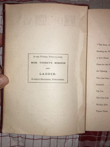 TIP CAT By Evelyn Whitaker 1884 Possible 1st Edition HC - Picture 7 of 10
