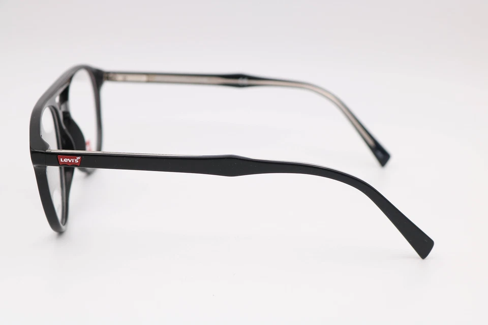 Monturas de gafas de aviador negras Levis Lv5028 807 52-19-145 Foto 2 de 4