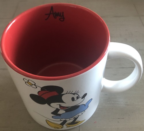 Disney Mickey Mouse 20 Ounce Mug Personalized AMY Cup Minnie Mouse - Picture 2 of 5