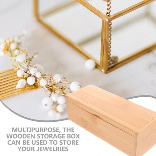 Organizador Caja de Almacenamiento Multiusos Joyería Organizador Caja de Almacenamiento para Manualidades - Imagen 10 de 12