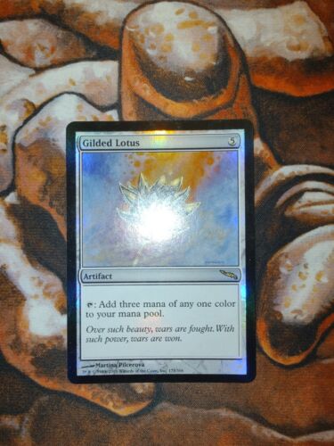 NM FOIL Gilded Lotus Mirrodin MRD MTG Magic the Gathering 1st Edition