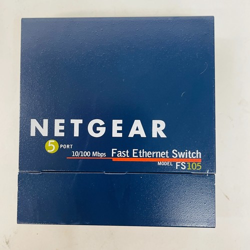 NETGEAR FS105 ProSafe Fast Ethernet Switch 5 Port 10/100 Mbps with Power Adapter - Picture 4 of 12