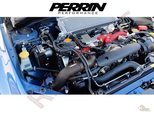 Kit de admisión de aire frío Perrin para Subaru 2008-2015 STi 2008-2014 WRX negro - Imagen 12 de 13