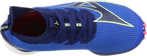 MIZUNO Men's Running Shoes WAVE DUEL NEO 2 Blue Yellow U1GD2100 US7(25cm) - Picture 5 of 7