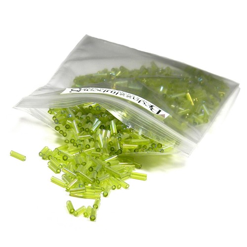 Lote de 500 cuentas de semillas de tubo corneta de vidrio de 6 mm de largo de 1/4 de pulgada de árbol Ming económicas - Imagen 14 de 30
