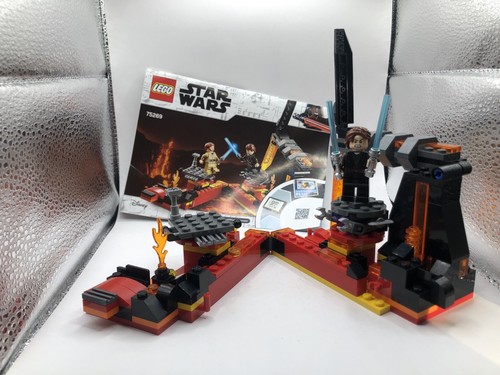 Lego 75269 Star Wars Duel On Mustafar Set w/ Instructions No Box Missing Figure