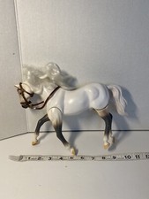 Vintage 1996 Grand Champions Horse White Empire Industries With Working Sounds