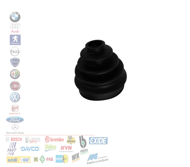 KIT CUFFIA GIUNTO SEMIASSE LATO RUOTA MERCEDES CLASSE A B 170 180 200 FEBI 29957 - Immagine 3 di 4