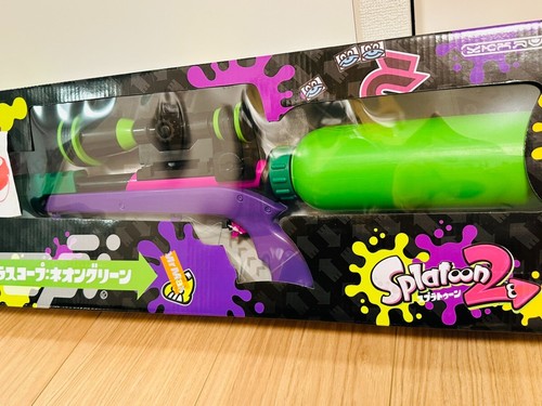 Nintendo Splatoon 2 Splat Ladegerät Zielfernrohr Wasserpistole Neon Grün SPT-611GRN 2019 - Bild 10 von 10