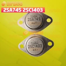 1Pairs SANKEN 2SA745 + 2SC1403 TO-3 Quality Verified