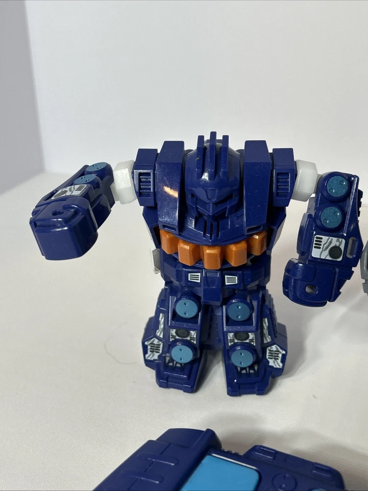 2 Tomy Air Hogs Smash Bots Silver and Blue and Blue Remote Control - Image 3 of 4