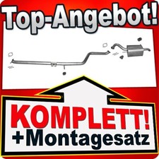 Auspuff für KIA CARENS IV 1.7 CRDi 2013-2016 Auspuffanlage