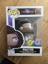 Figura Vinilo Funko Pop Exclusiva Photon The Marvels #1250 GITD PX Marvel