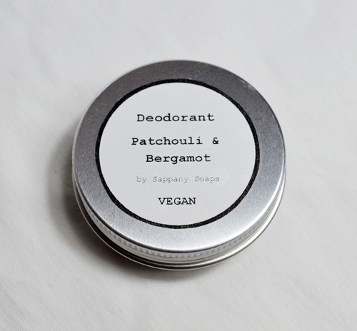 Natural Organic ingredients Deodorant Patchouli Bergamot vegan 55g handmade - Picture 2 of 2