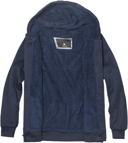 Heavyweight Sherpa Hoodie for Men - Thick Fleece Lined Zip Up Winter Jacket - Picture 4 of 9
