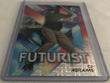 2021 Bowman Chrome Baseball CJ Abrams San Diego Padres Futurist Mojo #FUT-CA