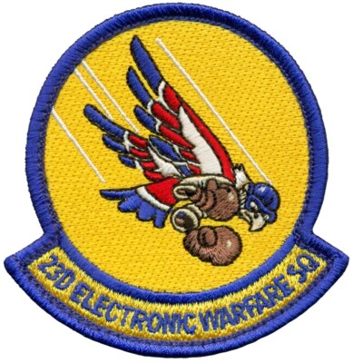 USAF 23d ELECTRONIC WARFARE SQUADRON   PATCH