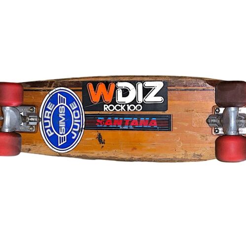 Vintage 1970’s Santana Skateboard Deck Gull Wing Phoenix Trucks & Sims 63 Wheels - Bild 3 von 24