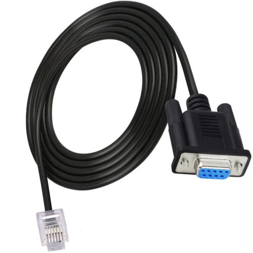 Cable de consola serie de red LAN DB9 a RJ11 RJ12 6P6C 1,8 m - Imagen 5 de 6