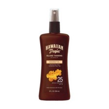 Hawaiian Tropic PROTECTIVE TANNING SPF 25 Sunscreen Oil Spray, 8oz Coconut Oil