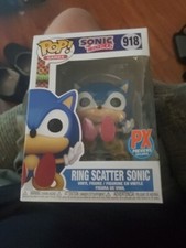 Funko Pop! Sonic the Hedgehog Ring Scatter Sonic #918 - Previews Exclusive