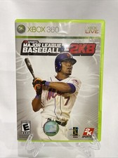 Major League Baseball 2K8 Microsoft Xbox 360, 2008 - No Manual Tested Working