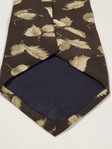 Structure Classic 4" Men's Tie 100% Silk Brown - Picture 3 of 4