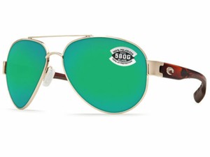 Costa Del Mar SOUTH POINT Rose Gold / Green Mirror 580 Glass 580G - NEW