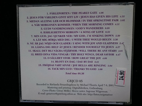 GÖTA RIVER JAZZMEN Swedish Hymns *PRIVATEPRESSING*MINT*(101) - Foto 2 di 3