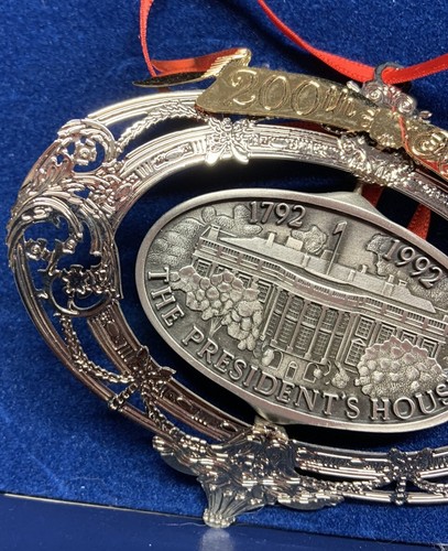 The White House Presidents 200th Anniversary Ornament Pewter Palladium Finish - Bild 5 von 22