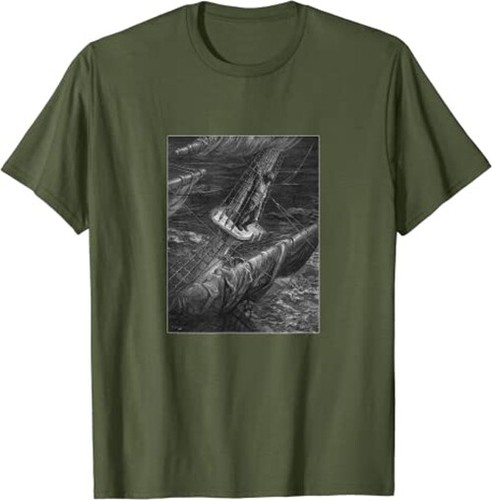 The Rime of the Ancient Mariner “Hellish Thing” Gustave Doré T-Shirt *10 Colors* - Picture 10 of 11