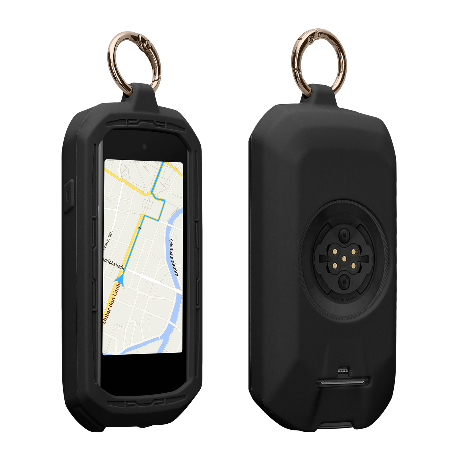 Силикон Hülle для Garmin Edge 1050 mit Schlüsselring 