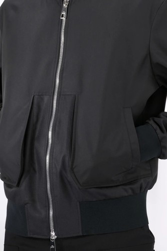 $2190 NEIL BARRETT Black Crest Jungle Coat of Arms Bomber Jacket size M /relaxed - Picture 16 of 16