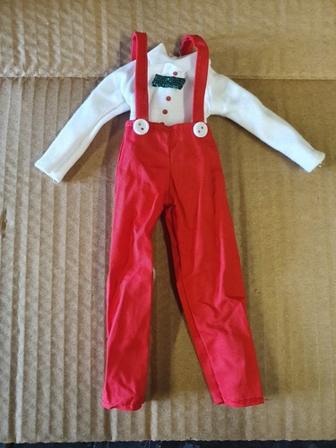 Festive Santa Male Doll Outfit Trousers & Top for Ken Dolls UK Seller Free P&P - Picture 2 of 4