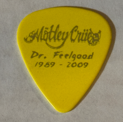 Motley Crue Mick Mars Signature Guitar Pick 20th Anniversary Dr