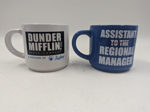 The Office / Dunder Mifflin Set di 4 tazze impilabili in ceramica con portafili - TV NBC - Foto 4 di 7