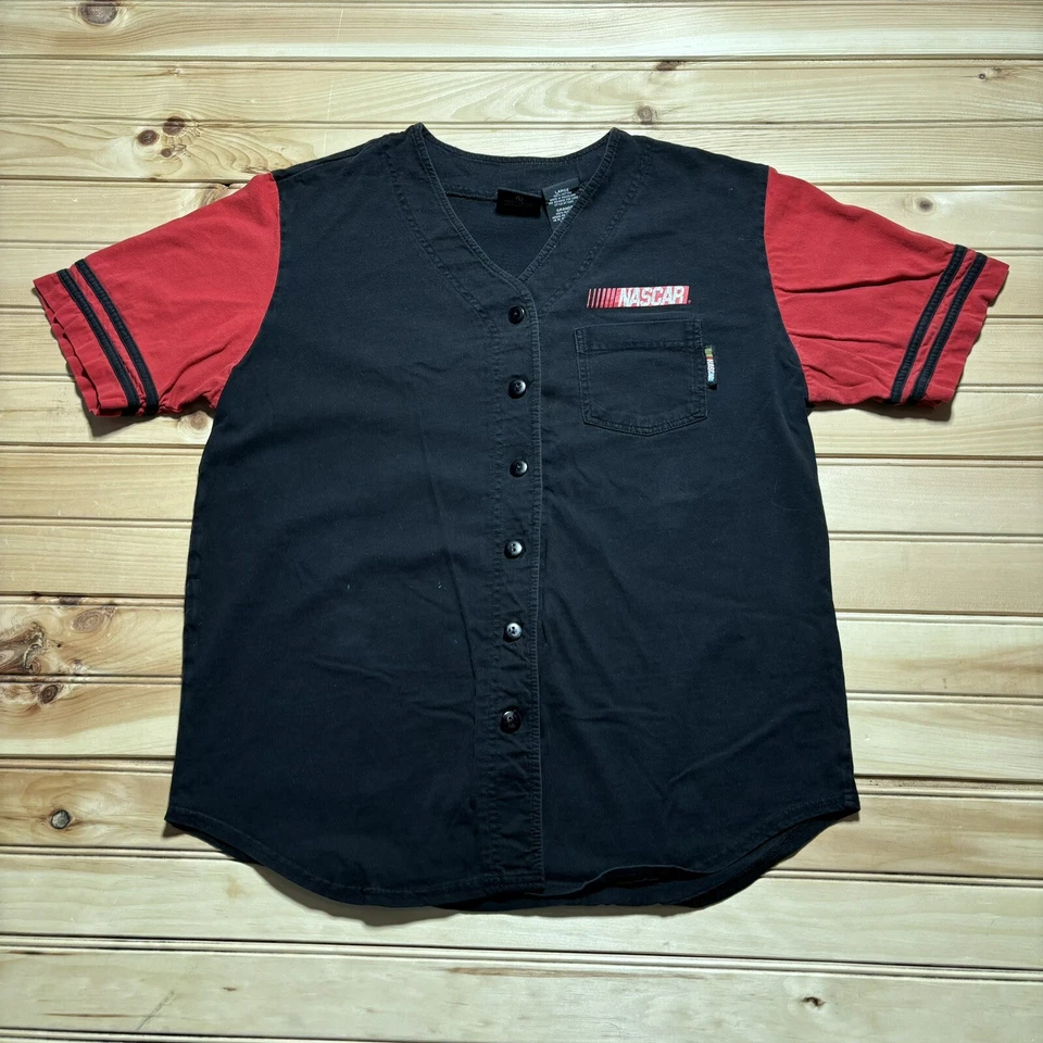 Vintage Nascar Racing Need For Speed Baseball Shirt Jersey Size Youth Large - Изображение 2 из 4