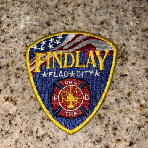 Findlay Fire Flag City Ohio OH Patch # 3958 - Picture 1 of 4