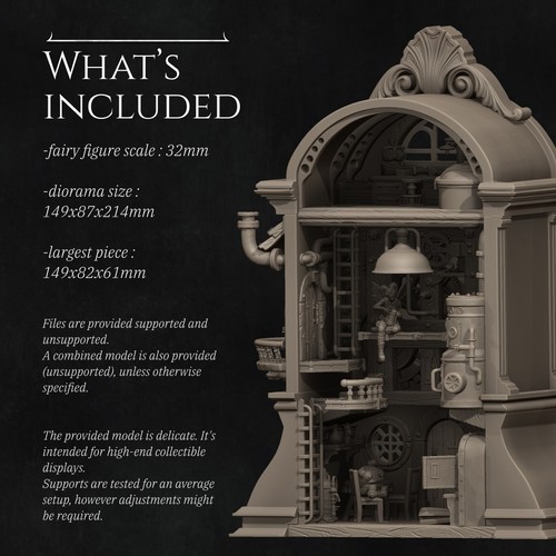 Tinker Fairy Diorama by Nerikson | D&D | DnD | Print on Demand - Picture 10 of 11